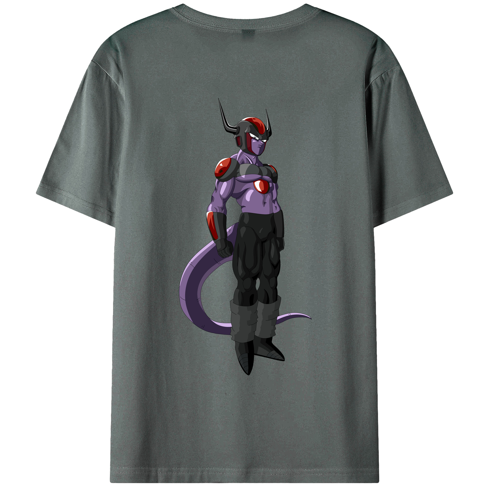 （画像用） ドラゴンボール フリーザ DRAGON BALL Frieza 綿100％ メンズ半袖Tシャツ（バックプリント） 通気性